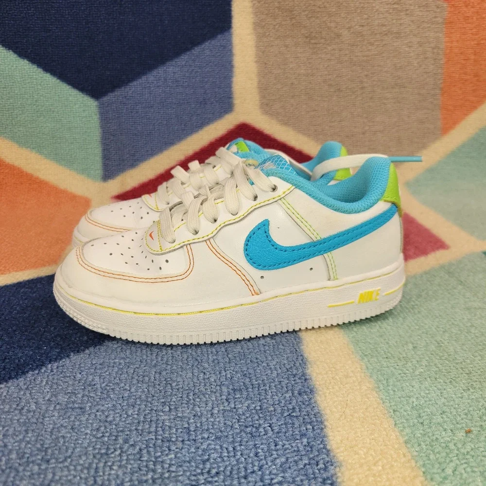 Nike Air Force 1 Low‎ Rainbow Stitch Sneakers